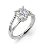 Load image into Gallery viewer, 1.5 carat round cut engagement ring