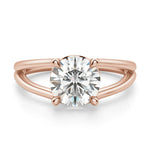 Load image into Gallery viewer, 1.5 ct round solitaire engagement ring