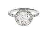 Load image into Gallery viewer, round engagement ring diamond