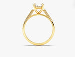 Load image into Gallery viewer, 10K Yellow Gold 1ct Moissanite Diamond Ring