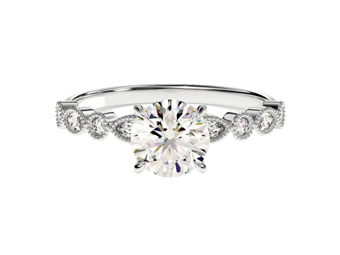 1 carat diamond ring gold