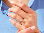 Load image into Gallery viewer, 1 carat diamond ring in platinum