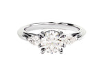 Load image into Gallery viewer, 1 ct 3 stone diamond ring