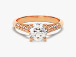 Load image into Gallery viewer, 1 ct Moissanite Diamond Rose Gold 