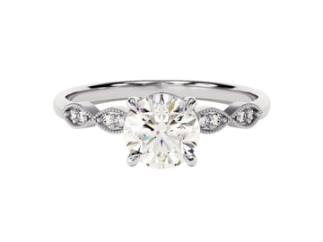 1ct moissanite ring