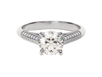 Load image into Gallery viewer, 1ct round diamond pave band