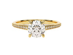 Load image into Gallery viewer, 1ct round diamond ring