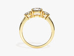Load image into Gallery viewer, 3 stone ring gold