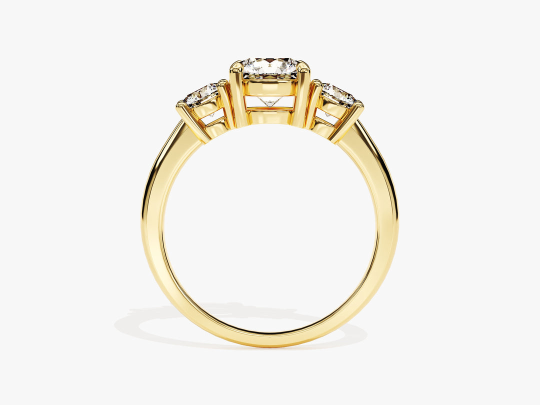 3 stone ring gold