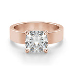 Load image into Gallery viewer, Basket Set Bold Cushion 0.50 Ct Center Engagement Ring Moissanite
