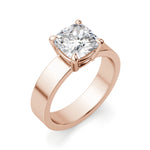 Load image into Gallery viewer, Basket Set Bold Cushion 0.50 Ct Center Engagement Ring Moissanite
