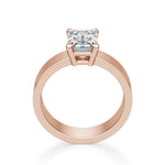 Load image into Gallery viewer, Basket Set Bold Emerald Cut 3.00 Ct Center Engagement Ring Moissanite
