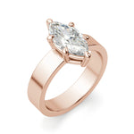 Load image into Gallery viewer, Basket Set Bold Marquise Cut 2.00 Ct Center Engagement Ring Moissanite
