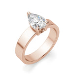 Load image into Gallery viewer, Basket Set Bold Pear Cut 1.00 Ct Center Engagement Ring Moissanite
