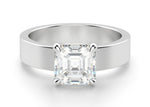 Load image into Gallery viewer, Basket Set Bold Asscher 1.00 Ct Center Engagement Ring Moissanite
