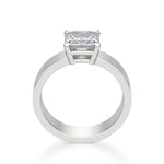 Load image into Gallery viewer, Basket Set Bold Asscher 1.00 Ct Center Engagement Ring Moissanite
