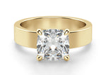 Load image into Gallery viewer, Basket Set Bold Cushion 0.50 Ct Center Engagement Ring Moissanite
