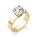 Load image into Gallery viewer, Basket Set Bold Cushion 0.50 Ct Center Engagement Ring Moissanite
