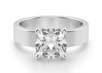 Load image into Gallery viewer, Basket Set Bold Cushion 0.50 Ct Center Engagement Ring Moissanite
