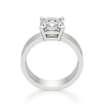 Load image into Gallery viewer, Basket Set Bold Cushion 0.50 Ct Center Engagement Ring Moissanite
