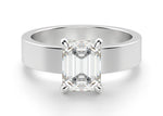 Load image into Gallery viewer, Basket Set Bold Emerald Cut 3.00 Ct Center Engagement Ring Moissanite
