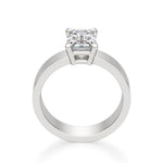 Load image into Gallery viewer, Basket Set Bold Emerald Cut 3.00 Ct Center Engagement Ring Moissanite
