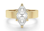 Load image into Gallery viewer, Basket Set Bold Marquise Cut 2.00 Ct Center Engagement Ring Moissanite
