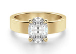 Load image into Gallery viewer, Basket Set Bold Oval Cut 1.00 Ct Center Engagement Ring Moissanite
