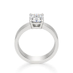 Load image into Gallery viewer, Basket Set Bold Oval Cut 1.00 Ct Center Engagement Ring Moissanite
