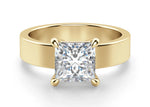 Load image into Gallery viewer, Basket Set Bold Princess Cut 1.00 Ct Center Engagement Ring Moissanite
