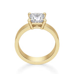 Load image into Gallery viewer, Basket Set Bold Princess Cut 1.00 Ct Center Engagement Ring Moissanite
