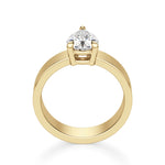 Load image into Gallery viewer, Basket Set Bold Pear Cut 1.00 Ct Center Engagement Ring Moissanite
