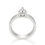 Load image into Gallery viewer, Basket Set Bold Pear Cut 1.00 Ct Center Engagement Ring Moissanite
