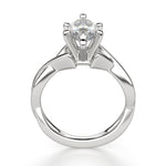 Load image into Gallery viewer, Twisted Classic Marquise Cut 0.50 Ct Center Engagement Ring Moissanite
