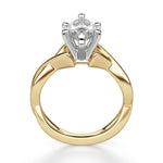 Load image into Gallery viewer, Twisted Classic Marquise Cut 0.50 Ct Center Engagement Ring Moissanite
