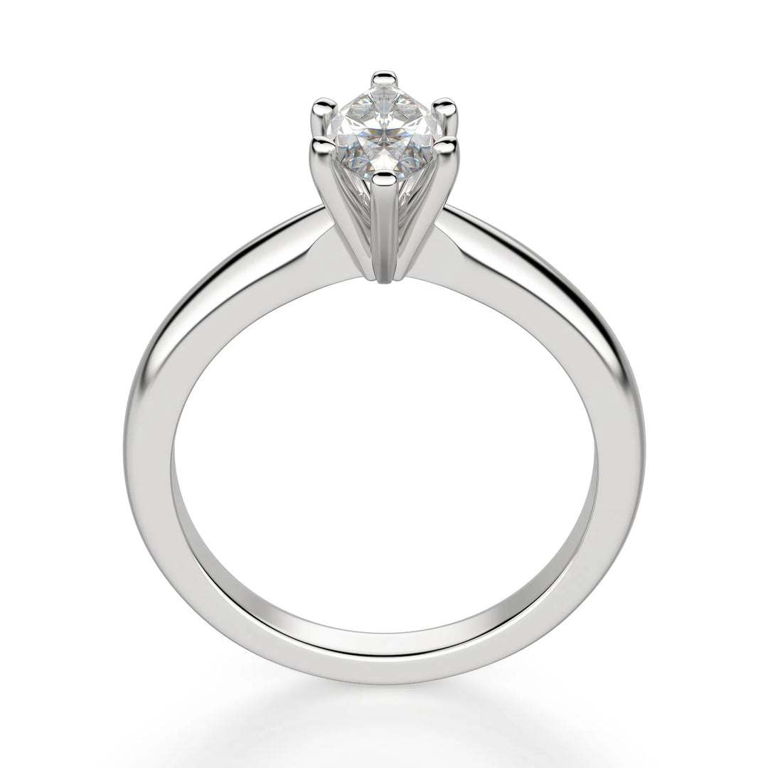 Marquise Solitaire Cut 1.50 Ct Center Engagement Ring Moissanite