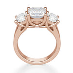 Load image into Gallery viewer, Allure Asscher Cut 2 Ct Center Moissanite Engagement Ring
