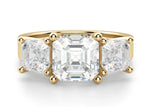 Load image into Gallery viewer, Allure Asscher Cut 2 Ct Center Moissanite Engagement Ring
