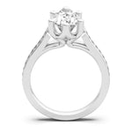 Load image into Gallery viewer, Bali Accented Pear Cut 2.00 Ct Center Engagement Ring Moissanite
