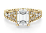 Load image into Gallery viewer, Valencia Emerald Cut 0.60 Center  Engagement Ring Moissanite
