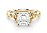 Load image into Gallery viewer, Celtic Knot Asscher Cut 2.00 Ct Center Engagement Ring Moissanite
