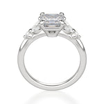 Load image into Gallery viewer, Haven Asscher Cut 1.00 Ct Center Engagement Ring Moissanite
