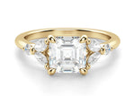 Load image into Gallery viewer, Haven Asscher Cut 1.00 Ct Center Engagement Ring Moissanite
