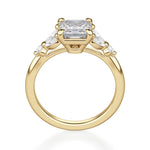 Load image into Gallery viewer, Haven Asscher Cut 1.00 Ct Center Engagement Ring Moissanite
