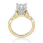 Load image into Gallery viewer, Celtic Knot Cushion Cut 1.50 Ct Center Engagement Ring Moissanite
