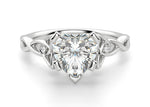 Load image into Gallery viewer, Celtic Knot Heart Cut 1.00 Ct Center Engagement Ring
