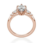 Load image into Gallery viewer, Haven Marquise Cut 1.50 Ct Center Engagement Ring Moissanite
