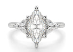 Load image into Gallery viewer, Haven Marquise Cut 1.50 Ct Center Engagement Ring Moissanite
