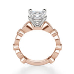 Load image into Gallery viewer, Infinite Love Cushion Cut 0.50 Ct Center Engagement Ring Moissanite
