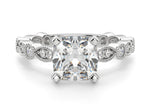 Load image into Gallery viewer, Infinite Love Cushion Cut 0.50 Ct Center Engagement Ring Moissanite
